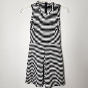 Madewell striped fit and flare dress XS
